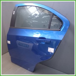 Porta Portiera Sportello Posteriore Sinistra SX BLU CHEVROLET (DAEWOO) AVEO T300 Berlina 2011 Originale Usato