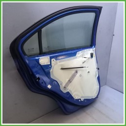Porta Portiera Sportello Posteriore Sinistra SX BLU CHEVROLET (DAEWOO) AVEO T300 Berlina 2011 Originale Usato