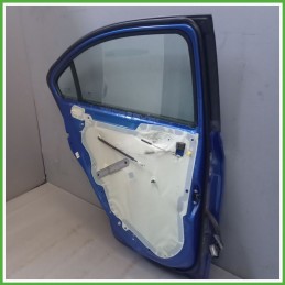 Porta Portiera Sportello Posteriore Sinistra SX BLU CHEVROLET (DAEWOO) AVEO T300 Berlina 2011 Originale Usato