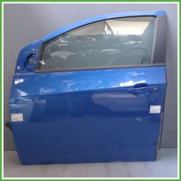 Porta Portiera Sportello Anteriore Sinistra SX BLU CHEVROLET (DAEWOO) AVEO T300 Berlina 2011 Originale Usato