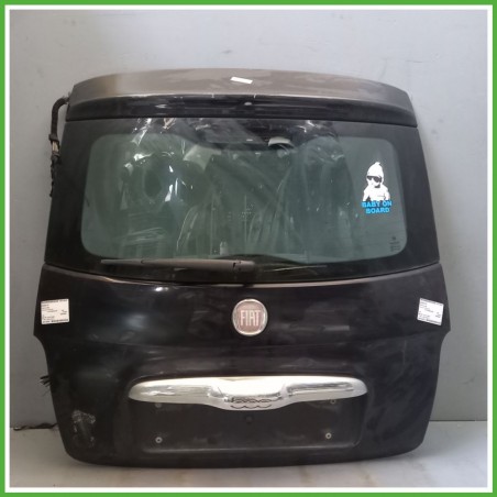 Portellone Bagagliaio Cofano Baule Posteriore FIAT 500 3P 2007 2015 NERO VESUVIO 876 Berlina Originale Usato