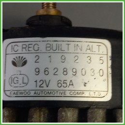 Alternatore DAEWOO 219235 CHEVROLET (DAEWOO) MATIZ M100 96289030