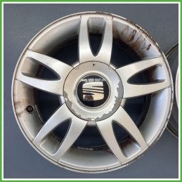 Cerchio Singolo in Lega SEAT LEON (1M) (dal 12/1999 al 02/2006 15 pollici 15" 6.0J 5x112 ET 38 originale usato al pz