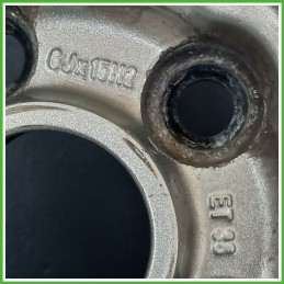 Cerchio Singolo in Lega SEAT LEON (1M) (dal 12/1999 al 02/2006 15 pollici 15" 6.0J 5x112 ET 38 originale usato al pz