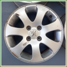 Cerchi in Lega PEUGEOT 307 (dal 04/2001 al 12/2006) 15 pollici 15" 6.0J 4x108 ET 27 4pz originali usati