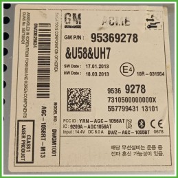 Autoradio CHEVROLET (DAEWOO) AVEO T300 1.2 95127258 2011 CHEVROLET (DAEWOO) 95369278