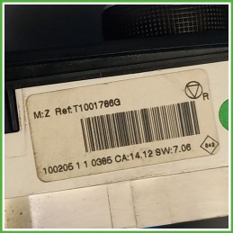 Comandi Clima AC Riscaldamento Condizionatore VALEO T1001786G RENAULT MEGANE 3a Serie 1.5 dCi 275101203R 2008 2012