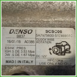 Compressore Clima AC Aria Condizionata DENSO A0386 LANCIA YPSILON TK 52060460