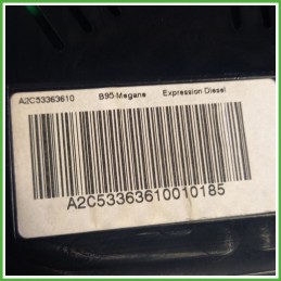 Quadro strumenti contachilometri tachimetro VDO A2C53363610 RENAULT MEGANE 3a Serie 1.5 dCi 248104378R