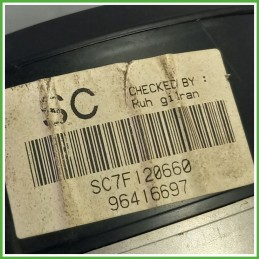 Quadro strumenti contachilometri tachimetro CHEVROLET (DAEWOO) SC7F120660 CHEVROLET (DAEWOO) KALOS T200 1.2 96451101