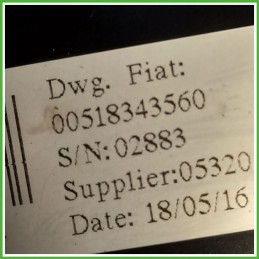 Servofreno Pompa Freni Depressore BOSCH 0204054897 LANCIA YPSILON TK 1.3 16V MJT 77365947