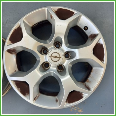 Cerchio Singolo in Lega OPEL ASTRA (A04) (dal 01/2004 al 03/2011) 16 pollici 16" 6.5J 5x100 ET 37 originale usato al pz