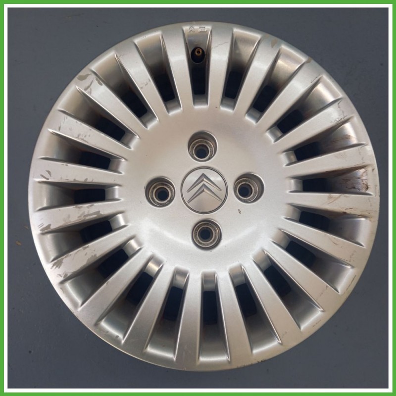 Cerchio Singolo in Lega CITROEN C3 1a Serie (dal 02/2002 al 12/2005) 15 pollici 15" 6.0J 4x108 ET 27 originale usato al pz