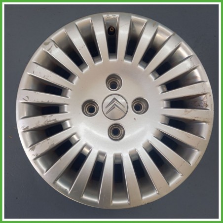 Cerchio Singolo in Lega CITROEN C3 1a Serie (dal 02/2002 al 12/2005) 15 pollici 15" 6.0J 4x108 ET 27 originale usato al pz