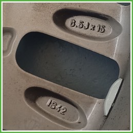 Cerchio Singolo in Lega BMW Serie 3 (E46) (dal 05/1998 al 09/2001) 15 pollici 15" 6.5J 5x120 ET 42 originale usato al pz