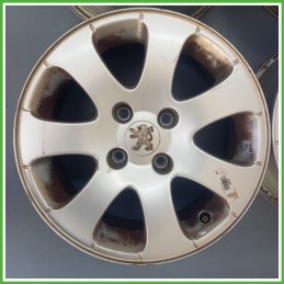 Cerchi in Lega PEUGEOT 307 (dal 04/2001 al 12/2006) 15 pollici 15" 6.0J 4x108 ET 27 4pz originali usati