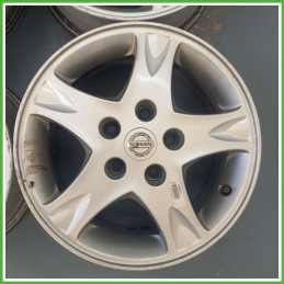 Cerchi in Lega NISSAN ALMERA TINO (dal 07/2000 al 04/2003) 15 pollici 15" 6.0J 5x114.3 ET 40 4pz originali usati