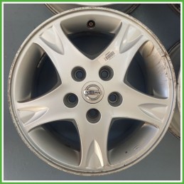 Cerchi in Lega NISSAN ALMERA TINO (dal 07/2000 al 04/2003) 15 pollici 15" 6.0J 5x114.3 ET 40 4pz originali usati