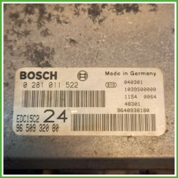 Centralina Motore Iniezione ECU BOSCH 0281011522 PEUGEOT 807 2.2 16V 94kw 9650932080 2002 2013