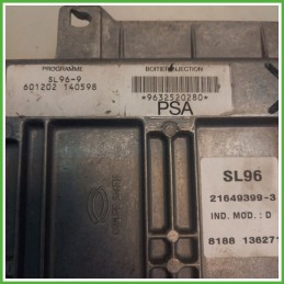 Centralina Motore Iniezione ECU SAGEM 601202140598 PEUGEOT 306 1.4 55kw 9632520280 1997 2002