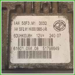 Centralina Motore Iniezione ECU MAGNETI MARELLI 6160109808 FIAT GRANDE PUNTO 2Y 1.2 48kw 51819351 2005 2008