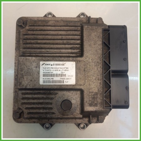 Centralina Motore Iniezione ECU MAGNETI MARELLI 7160016901 FIAT GRANDE PUNTO 2Y 1.3 MJT 66kw 51825027 2005 2008