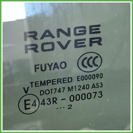 Cristallo Laterale Scendente Posteriore Sinistro SX LAND ROVER RANGE ROVER EVOQUE 5 Porte LR026715 2011 2018 FUYAO