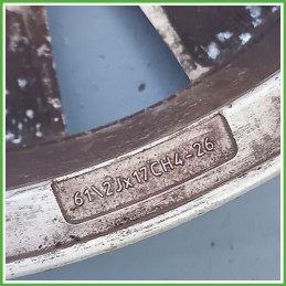 Cerchio Singolo in Lega CITROEN C4 (dal 11/2004 al 10/2010) 17 pollici 17" 6.5J 4x108 ET 26 originale usato al pz