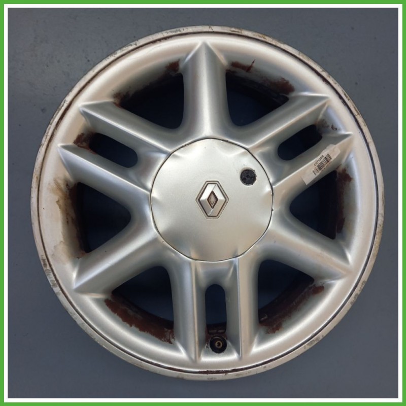 Cerchio Singolo in Lega RENAULT SCENIC (dal 03/1999 al 05/2003) 15 pollici 15" 6.0J 4x100 ET 43 originale usato al pz