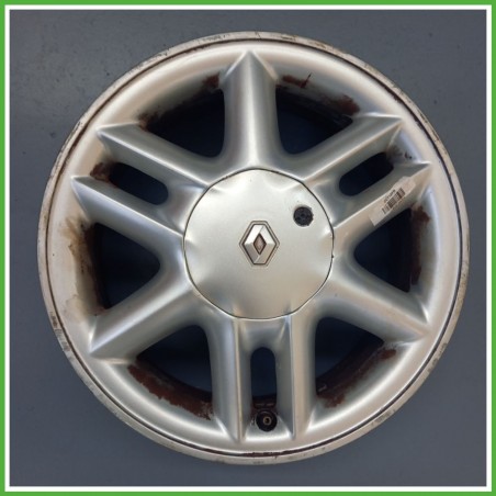 Cerchio Singolo in Lega RENAULT SCENIC (dal 03/1999 al 05/2003) 15 pollici 15" 6.0J 4x100 ET 43 originale usato al pz
