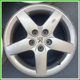 Cerchi in Lega PEUGEOT 407 (dal 03/2004 al 03/2012) 16 pollici 16" 6.5J 5x108 ET 44 4pz originali usati