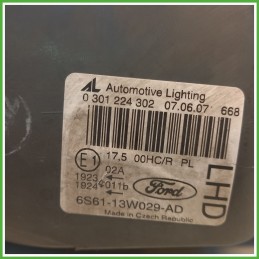 Faro Fanale Proiettore Anteriore Destro DX FORD FIESTA CBK 1415694 Usato