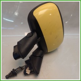Specchio Specchietto Retrovisore Sinistro SX GIALLO FIAT DOBLO 3C 2005 2011 Originale Usato
