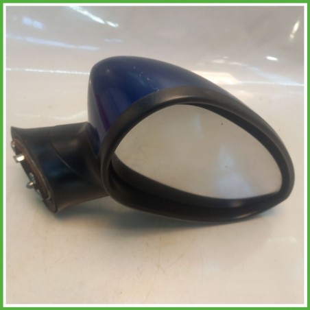 Specchio Specchietto Retrovisore Sinistro SX BLU FIAT GRANDE PUNTO 2Y 2005 2008 Originale Usato