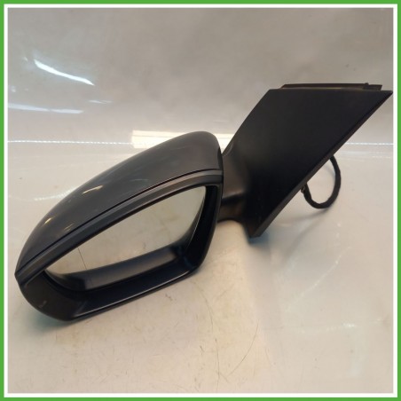 Specchio Specchietto Retrovisore Sinistro SX GRIGIO SCURO VOLKSWAGEN POLO 6R 2009 2012 Originale Usato