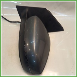 Specchio Specchietto Retrovisore Sinistro SX GRIGIO SCURO VOLKSWAGEN POLO 6R 2009 2012 Originale Usato