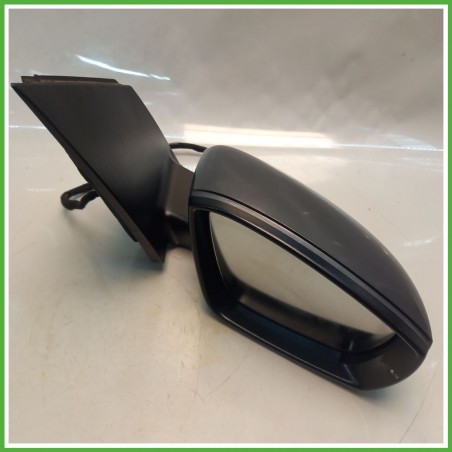 Specchio Specchietto Retrovisore Destro DX GRIGIO SCURO VOLKSWAGEN POLO 6R 2009 2012 Originale Usato