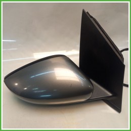 Specchio Specchietto Retrovisore Destro DX GRIGIO SCURO VOLKSWAGEN POLO 6R 2009 2012 Originale Usato