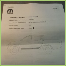 Protezioni Laterale Nuovo Mopar ITLE300 Fiat Fullback 4I 71807575