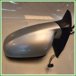 Specchio Specchietto Retrovisore Sinistro SX GRIGIO ALLUMINIO EZR PEUGEOT 307 2001 2006 Originale Usato