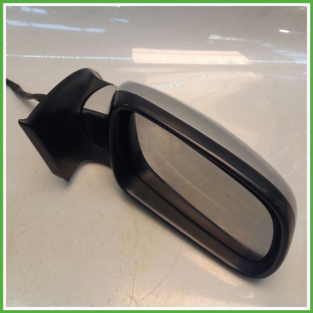 Specchio Specchietto Retrovisore Destro DX GRIGIO ALLUMINIO EZR PEUGEOT 307 2001 2006 Originale Usato