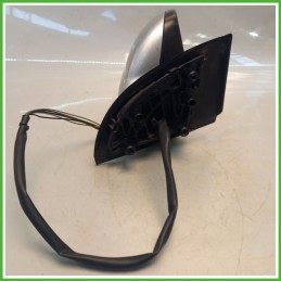 Specchio Specchietto Retrovisore Destro DX GRIGIO ALLUMINIO EZR PEUGEOT 307 2001 2006 Originale Usato