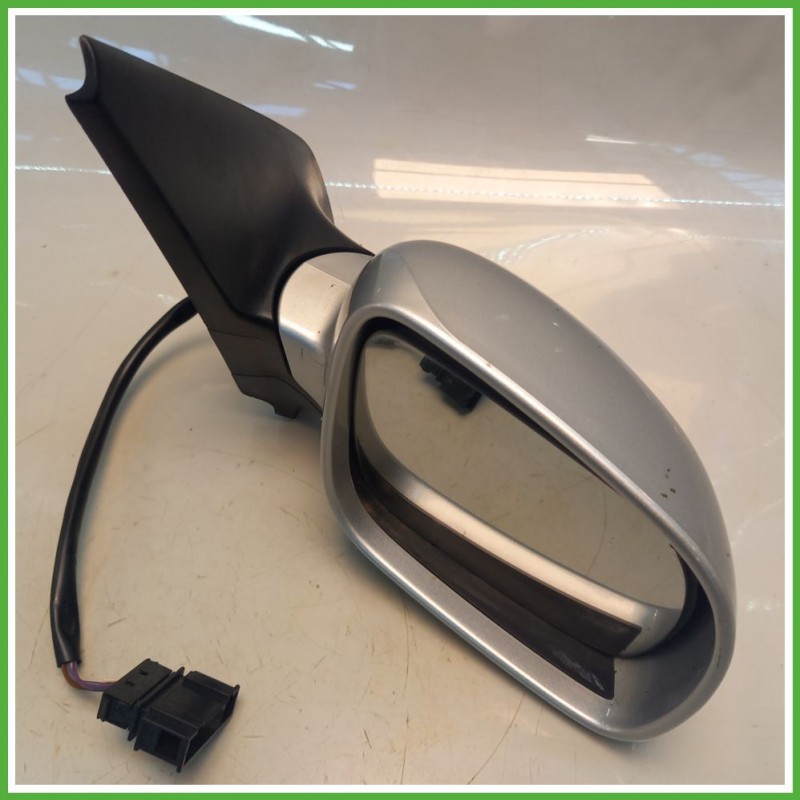 Specchio Specchietto Retrovisore Destro DX GRIGIO CHIARO VOLKSWAGEN GOLF 1J 1997 2006 Originale Usato
