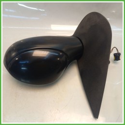 Specchio Specchietto Retrovisore Sinistro SX NERO OSSIDIANA EXL PEUGEOT 206 1998 2009 Originale Usato