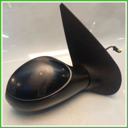 Specchio Specchietto Retrovisore Destro DX NERO OSSIDIANA EXL PEUGEOT 206 1998 2009 Originale Usato