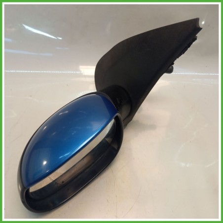 Specchio Specchietto Retrovisore Sinistro SX BLU PEUGEOT 206 1998 2009 Originale Usato