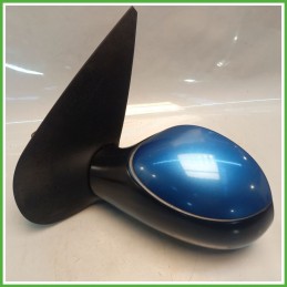 Specchio Specchietto Retrovisore Sinistro SX BLU PEUGEOT 206 1998 2009 Originale Usato