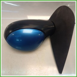 Specchio Specchietto Retrovisore Sinistro SX BLU PEUGEOT 206 1998 2009 Originale Usato