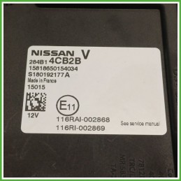 Body Computer Centralina Modulo BCM BSI CONTINENTAL 151818650154034 NISSAN QASHQAI J11E 1.5 dCi 284B14CB2B 2014 2018
