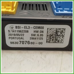 Body Computer Centralina Modulo BCM BSI DELPHI 1411962208 CITROEN C4 CACTUS 9830707680 2018 2019